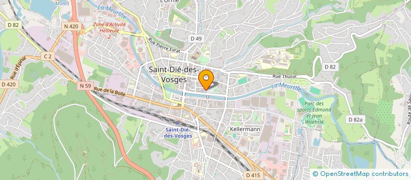localisation de l'entreprise 979 739 463   SAINT-DIE-DES-VOSGES