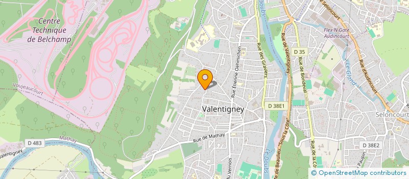 localisation de l'entreprise 979 761 111   VALENTIGNEY