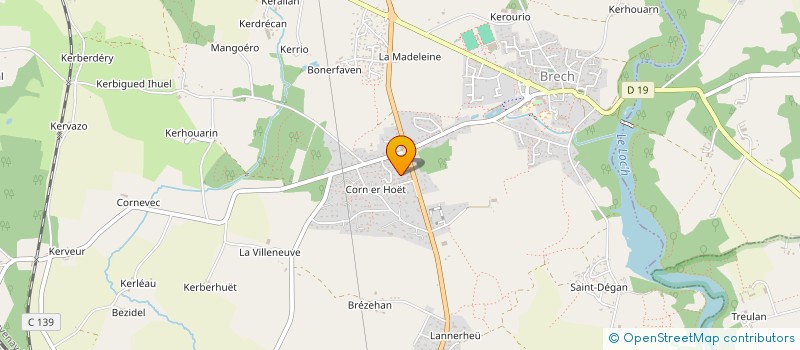 localisation de l'entreprise 979 925 278   BRECH