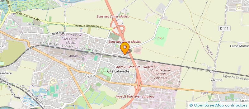 localisation de l'entreprise 979 936 101   LA JARNE