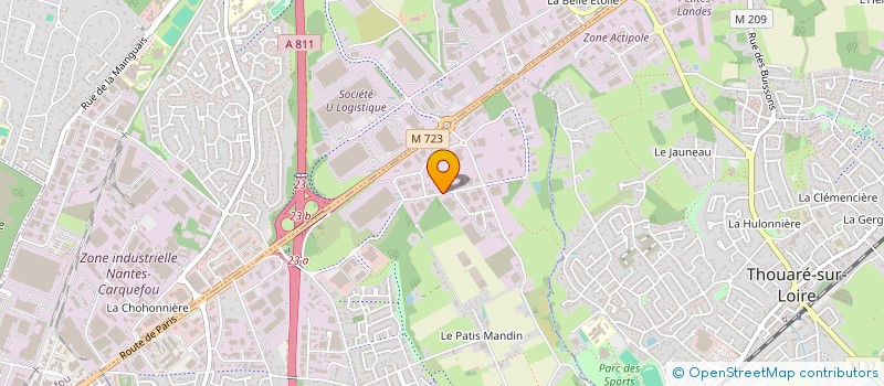 localisation de l'entreprise 979 951 308 à CARQUEFOU