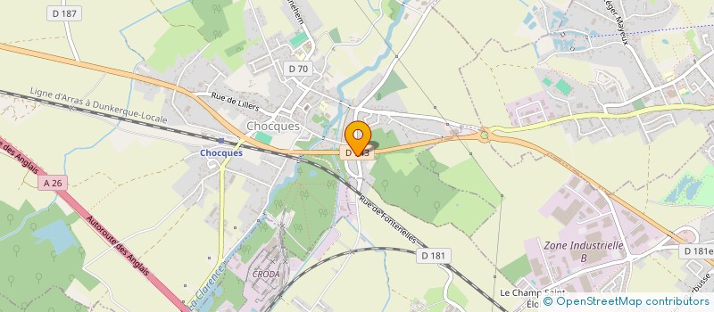 localisation de l'entreprise 979 976 099   CHOCQUES