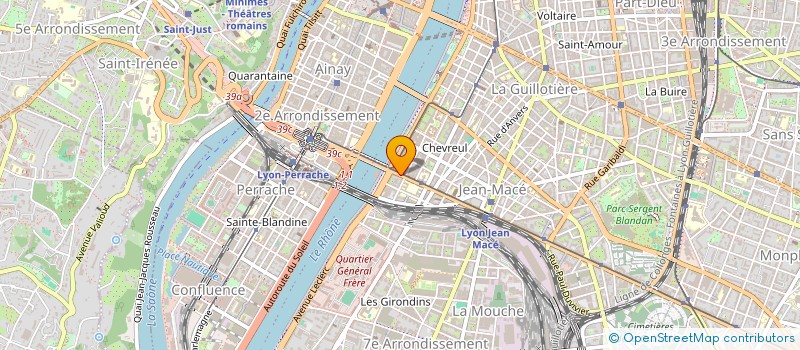 localisation de l'entreprise 97COIFF' BARBER  LYON