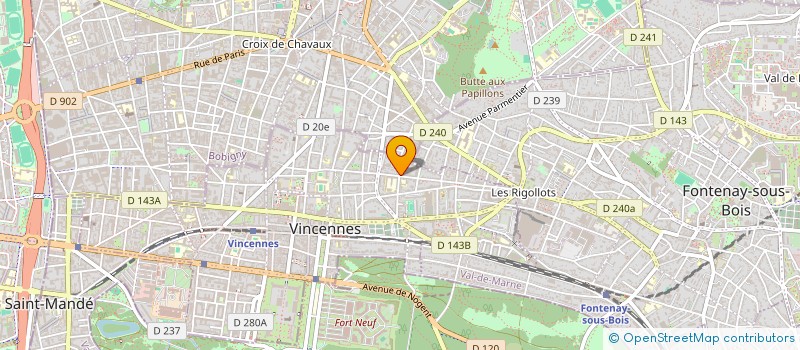 localisation de l'entreprise 97DALAYRAC à VINCENNES