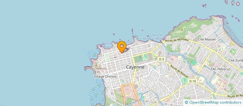 localisation de l'entreprise 97GROW  CAYENNE