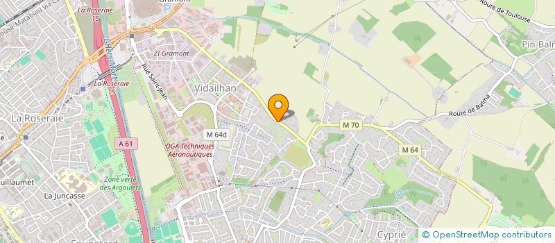 localisation de l'entreprise 98 RIEUX 2  BALMA