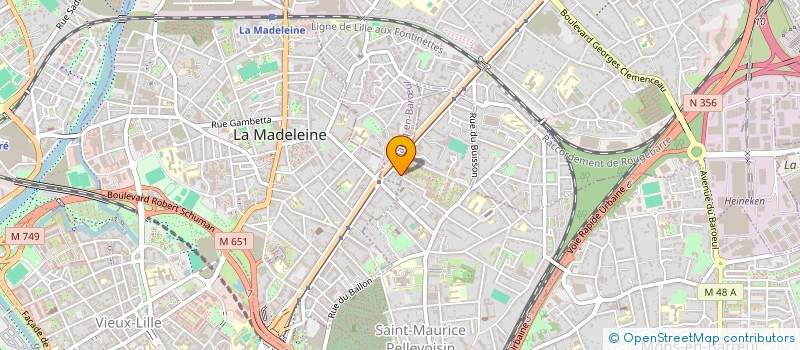 localisation de l'entreprise 980 101 125 à MARCQ-EN-BARŒUL
