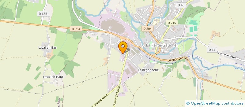 localisation de l'entreprise 980 121 586   LA FERTE-GAUCHER