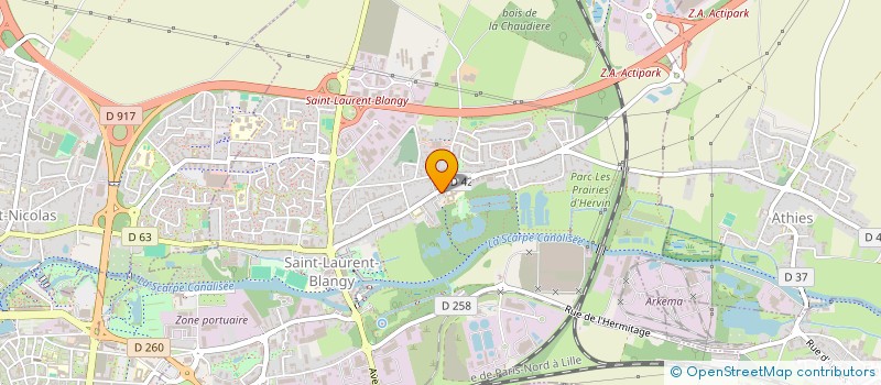 localisation de l'entreprise 980 123 020   SAINT-LAURENT-BLANGY