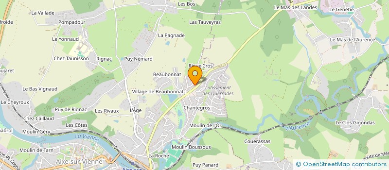 localisation de l'entreprise 980 133 771   AIXE-SUR-VIENNE