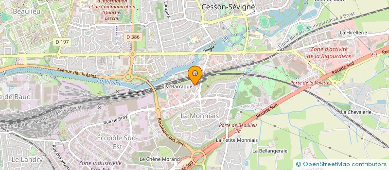 localisation de l'entreprise 980 135 248   CESSON-SEVIGNE