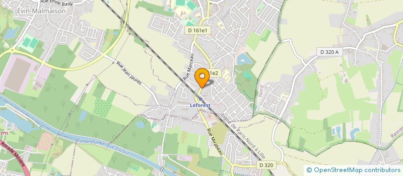 localisation de l'entreprise 980 148 662   LEFOREST