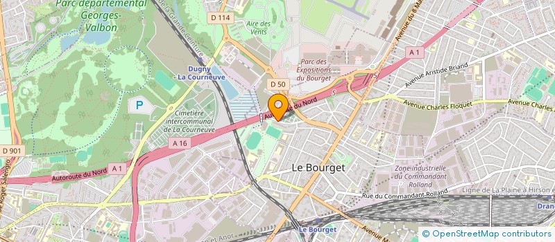 localisation de l'entreprise 980 170 302 à LE BOURGET