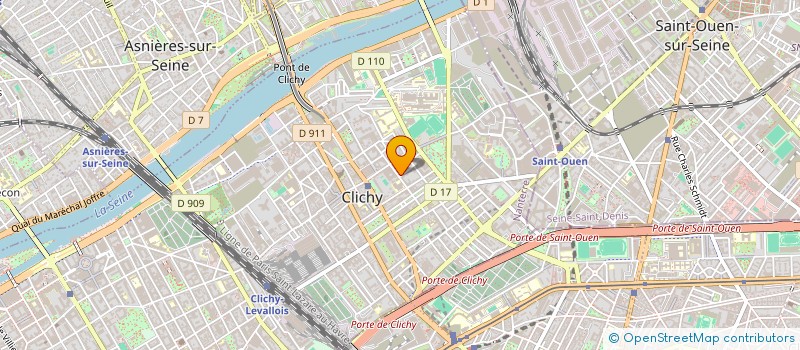 localisation de l'entreprise 980 185 110 à CLICHY