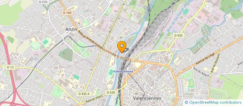 localisation de l'entreprise 980 197 628 à VALENCIENNES