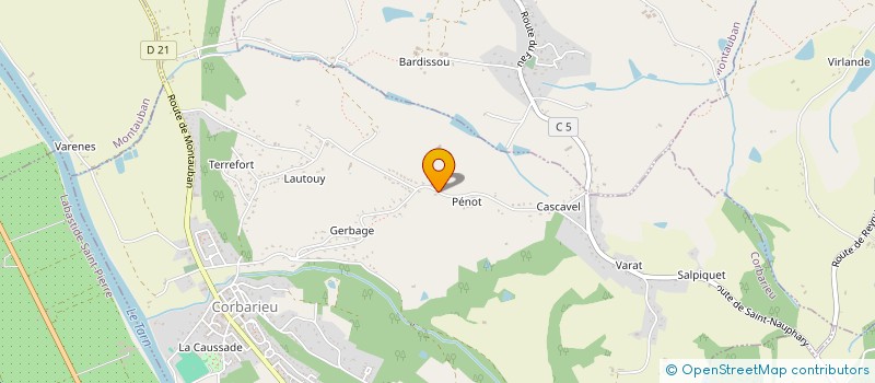 localisation de l'entreprise 980 201 180   CORBARIEU