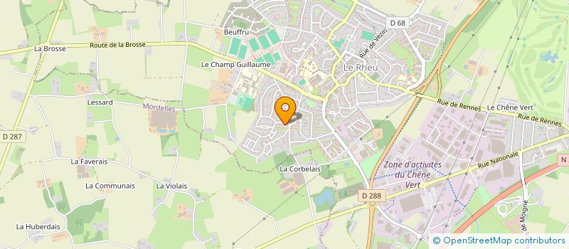 localisation de l'entreprise 980 224 547   LE RHEU