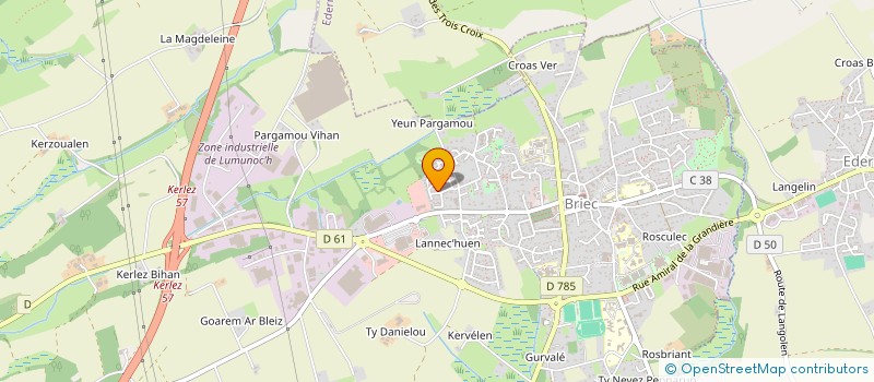 localisation de l'entreprise 980 227 938   BRIEC