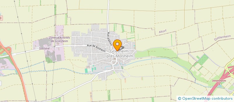 localisation de l'entreprise 980 252 738   GRIESHEIM-PRES-MOLSHEIM