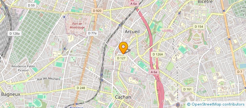 localisation de l'entreprise 980 316 780   ARCUEIL