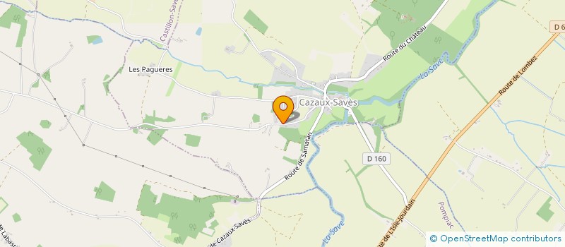localisation de l'entreprise 980 331 367   CAZAUX-SAVES