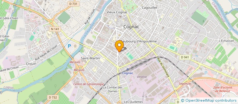 localisation de l'entreprise 980 372 841  à COGNAC