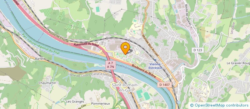 localisation de l'entreprise 980 428 304 à VIENNE