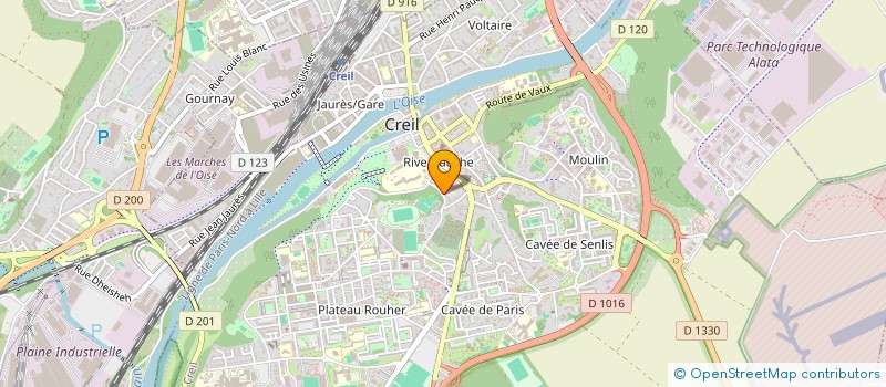 localisation de l'entreprise 980 450 738   CREIL