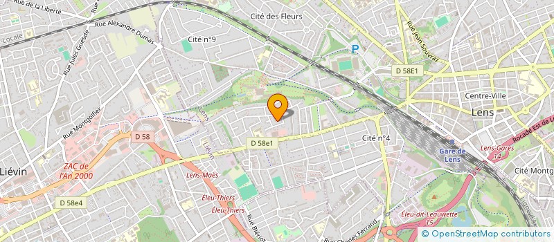 localisation de l'entreprise 980 457 428   LENS