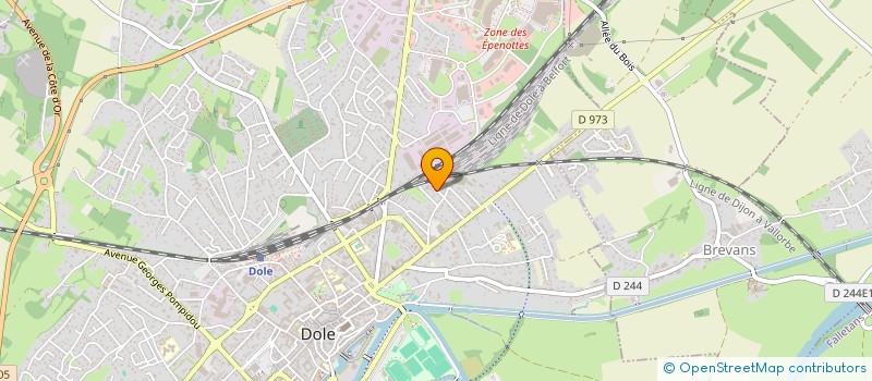 localisation de l'entreprise 980 506 299  à DOLE