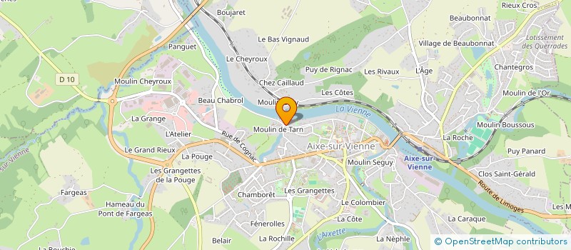 localisation de l'entreprise 980 511 463   AIXE-SUR-VIENNE