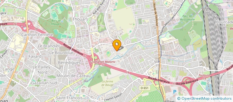 localisation de l'entreprise 980 539 456   TALENCE