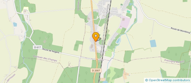 localisation de l'entreprise 980 540 264 à PRESSIGNY-LES-PINS