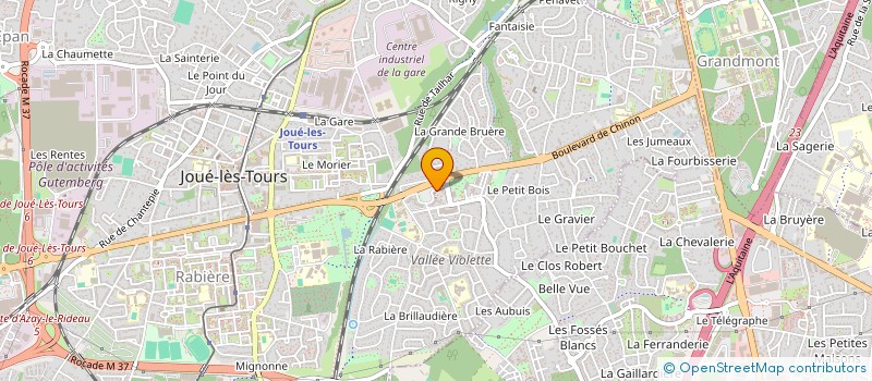 localisation de l'entreprise 980 547 459   JOUE-LES-TOURS