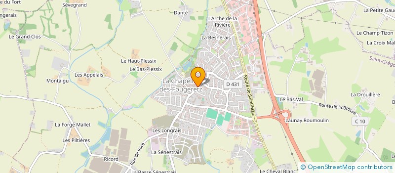 localisation de l'entreprise 980 553 952   LA CHAPELLE-DES-FOUGERETZ