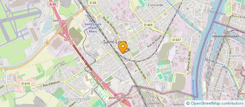 localisation de l'entreprise 980 572 911 à SAINT-LOUIS