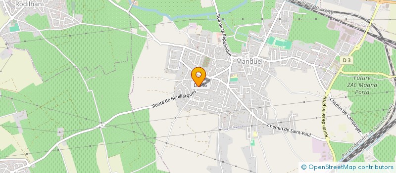 localisation de l'entreprise 980 624 498   MANDUEL