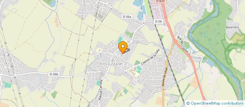 localisation de l'entreprise 980 636 336   PINS-JUSTARET