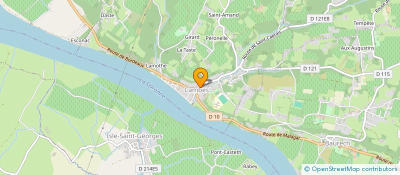 localisation de l'entreprise 980 651 160   CAMBES