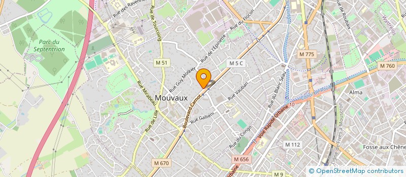 localisation de l'entreprise 980 659 668   PARIS