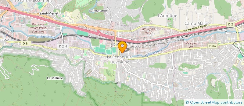 localisation de l'entreprise 980 673 214   LA PENNE SUR HUVEAUNE