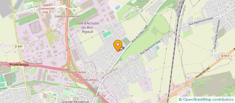 localisation de l'entreprise 980 685 044   VENDIN-LE-VIEIL