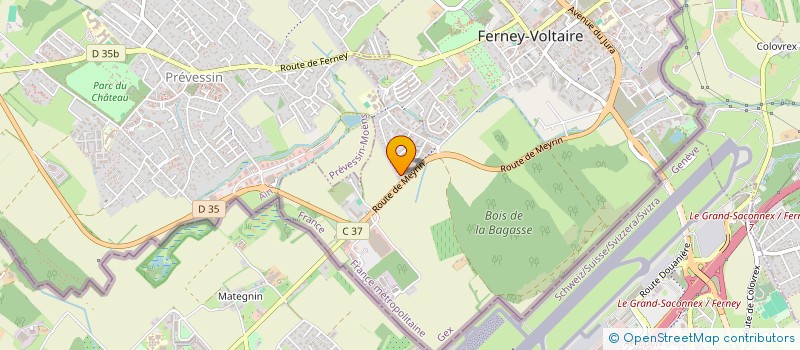 localisation de l'entreprise 980 691 653 à FERNEY-VOLTAIRE