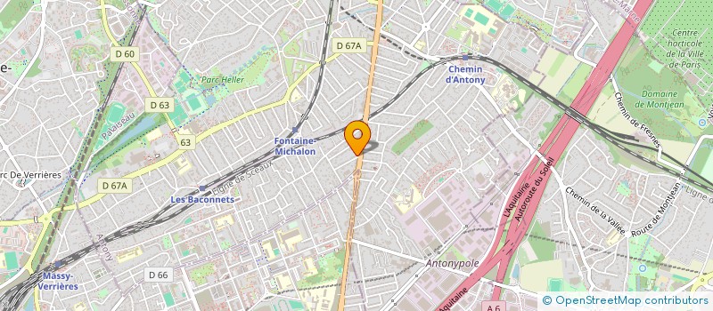 localisation de l'entreprise 980 740 575  à ANTONY