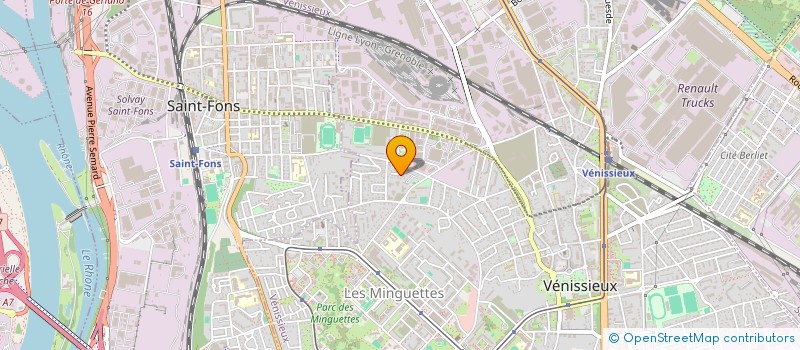 localisation de l'entreprise 980 788 509   VENISSIEUX