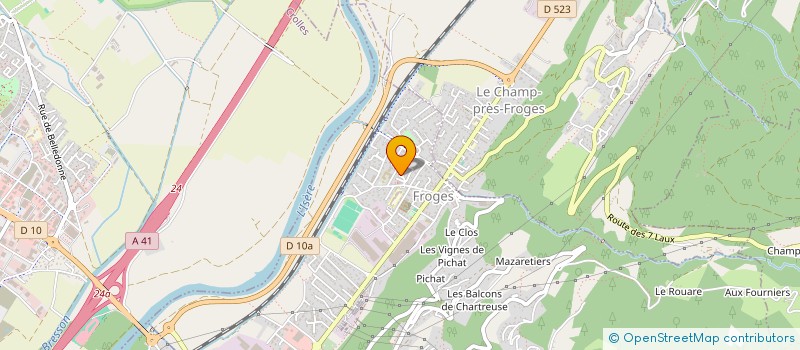 localisation de l'entreprise 980 804 421   FROGES