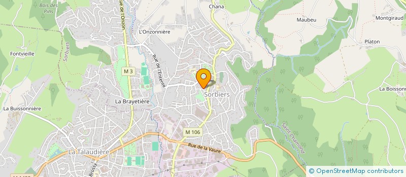 localisation de l'entreprise 980 810 287   SORBIERS