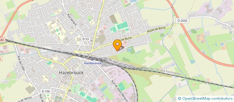 localisation de l'entreprise 980 814 032   HAZEBROUCK