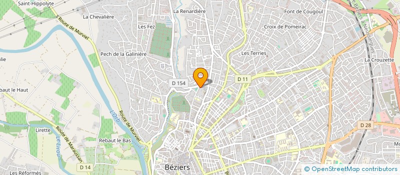 localisation de l'entreprise 980 814 503   BEZIERS