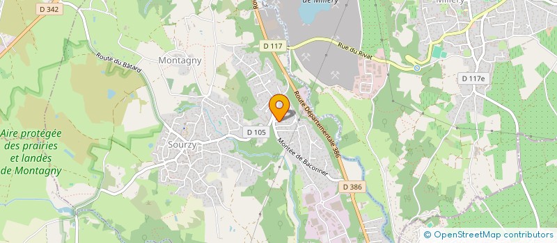 localisation de l'entreprise 980 821 797   COLOMBIER-SAUGNIEU